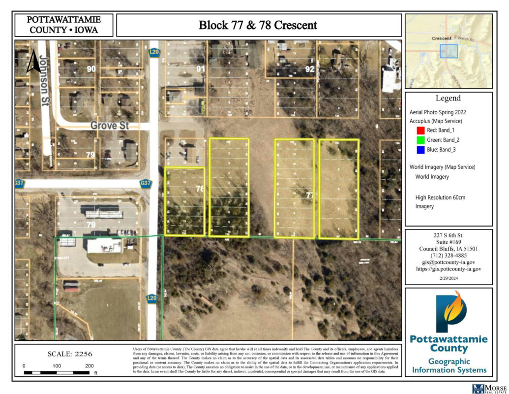 500 OLD LINCOLN HIGHWAY BLOCK 77 & BLOCK 78 HIGHWAY, CRESCENT, IA 51526, photo 1 of 2