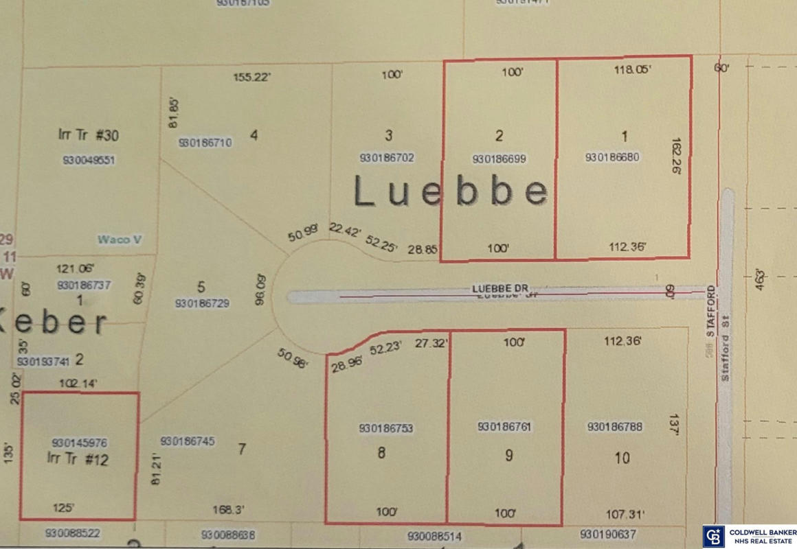 LOT 8 LUEBBE'S SUBDIVISION, WACO, NE 68460, photo 1 of 6