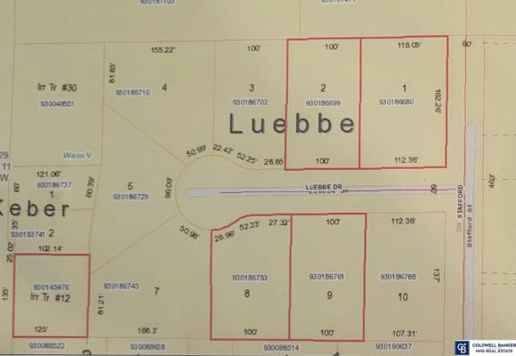LOT 8 LUEBBE'S SUBDIVISION, WACO, NE 68460 - Image 1